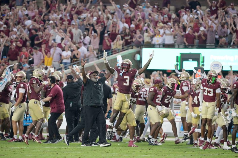 Florida State fans storm field after beating Alabama: Will it be fined?