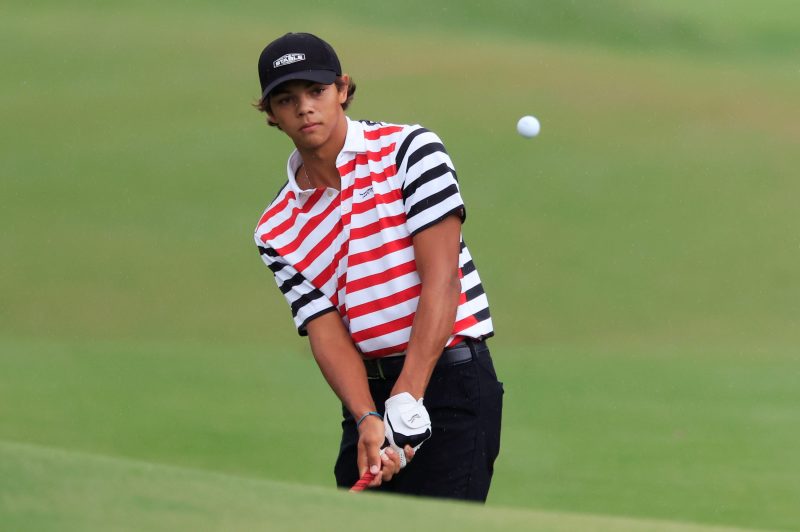 Charlie Woods hits hole-in-one at Junior Players Championship