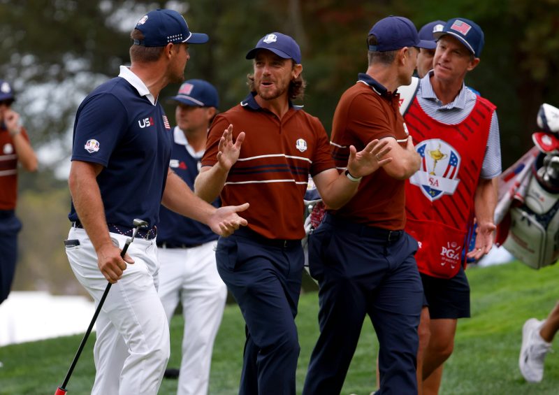 Bryson DeChambeau defends caddie in heated Ryder Cup confrontation